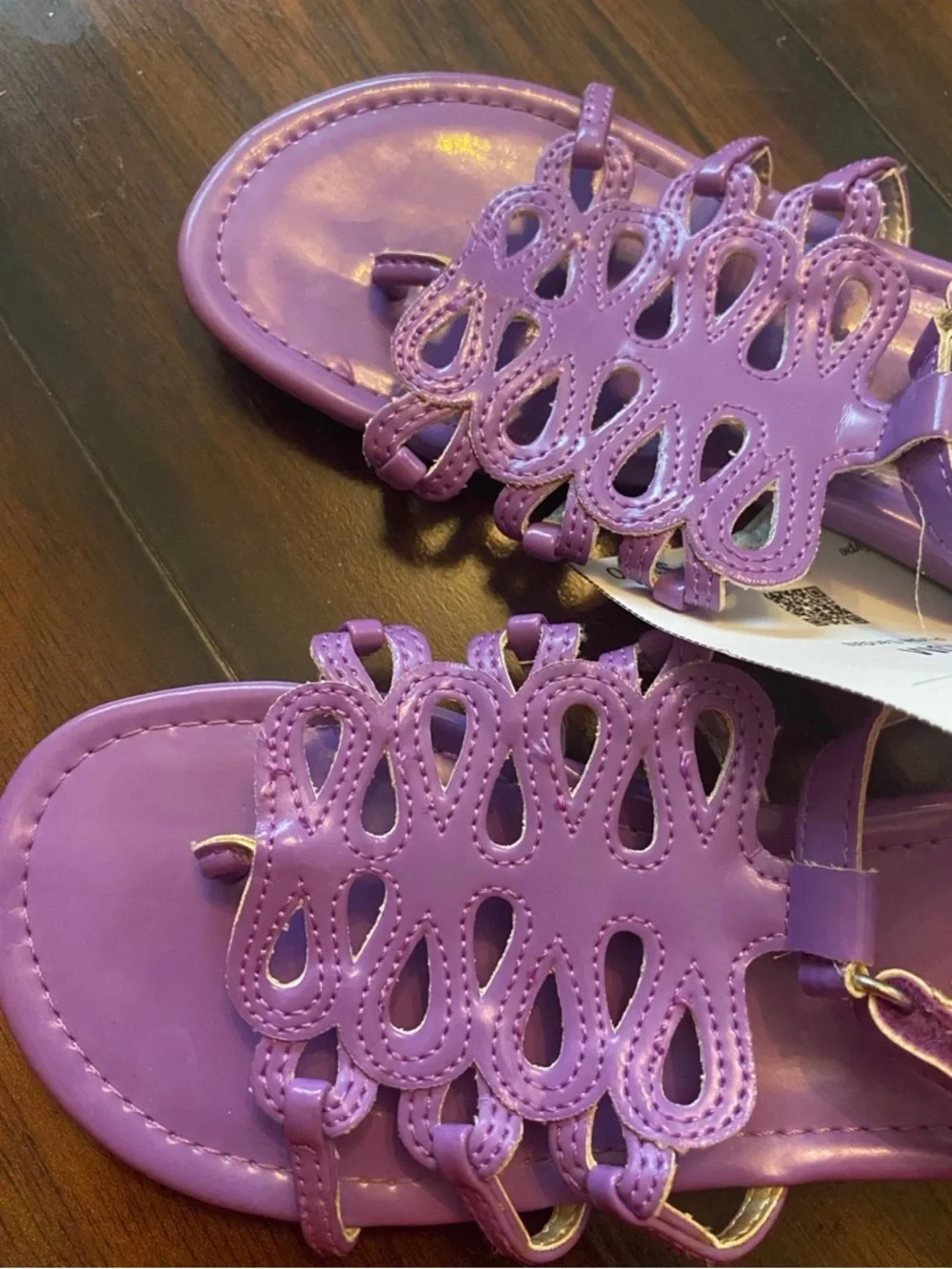 Girl’s 10 Purple Sandals